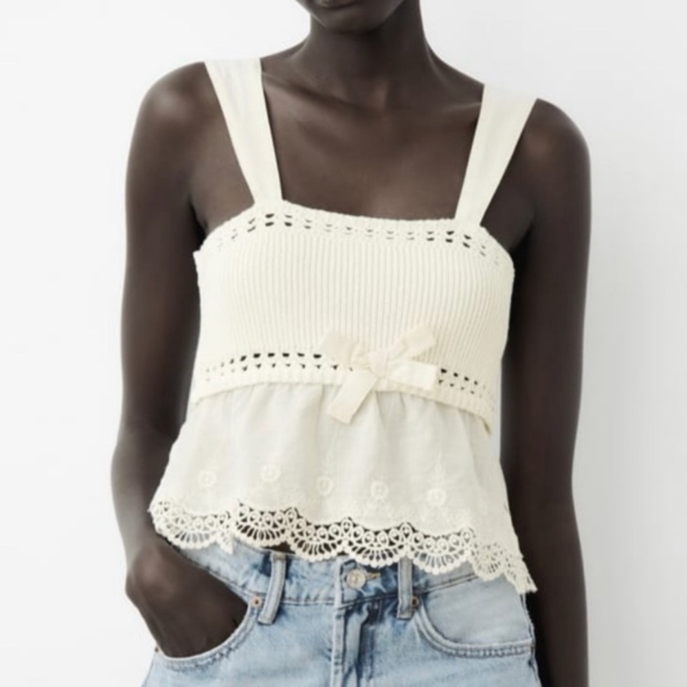 cute zara tank! only worn once!